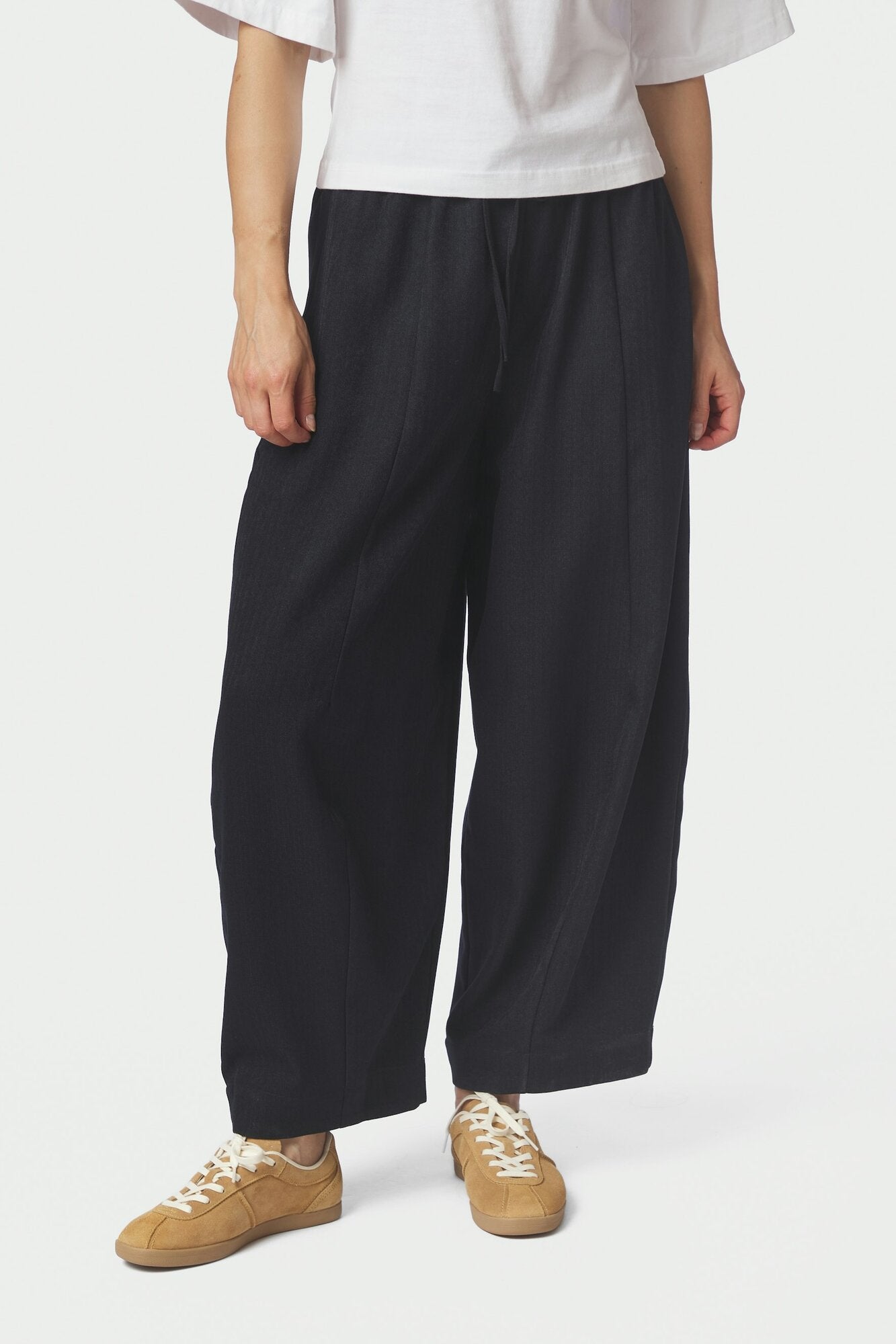 Eveline Pinstripe bukser - Navy
